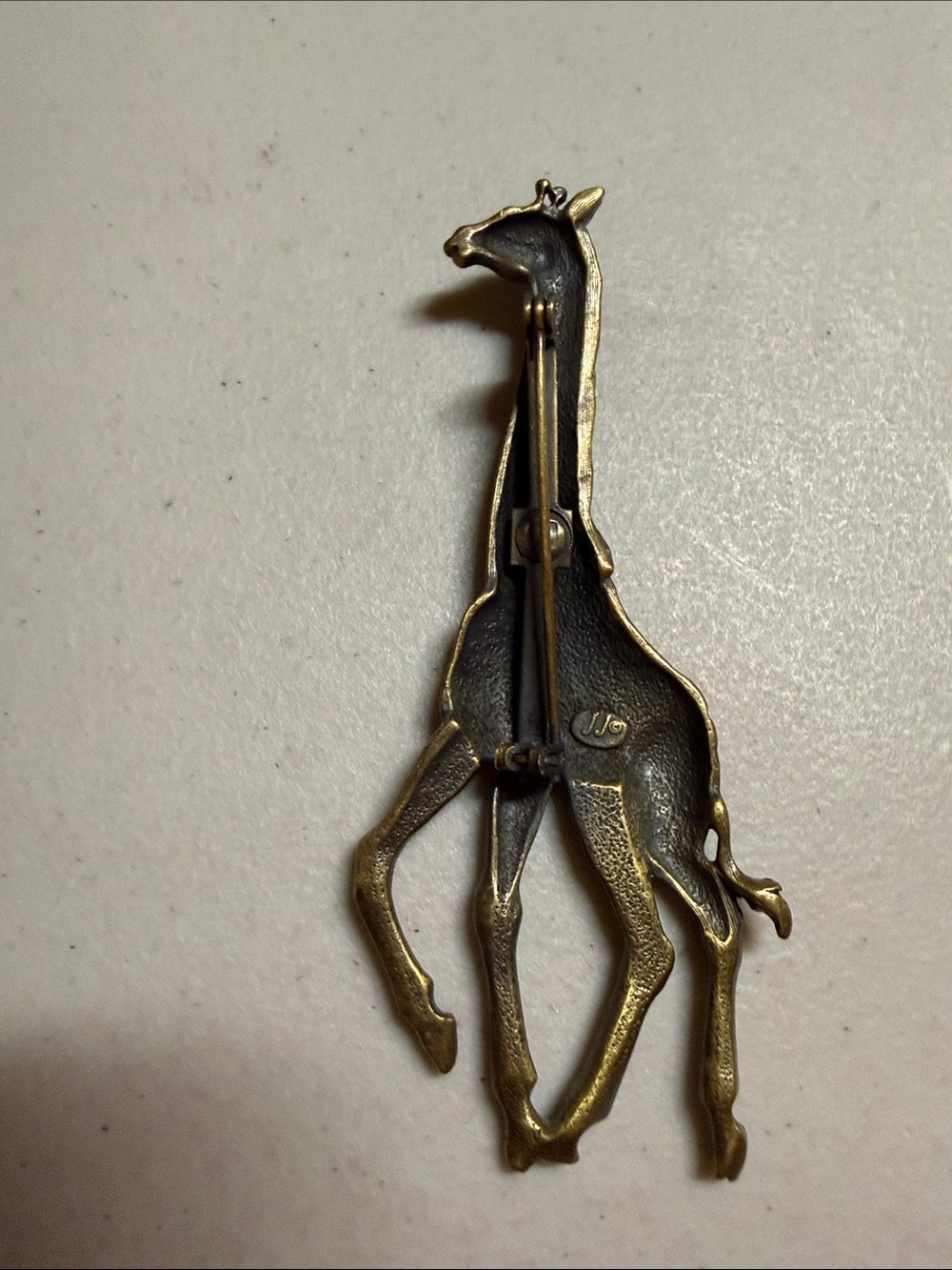 Vintage JJ Janette Giraffe Brooch - Picture 3 of 3